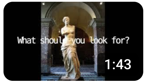 Venus de Milo ancient Greek sculpture in the Louvre Museum